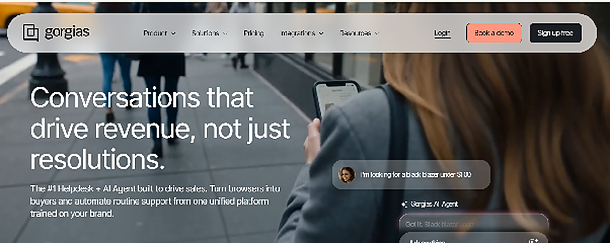 Maarket's list of top customer support software- Gorgias