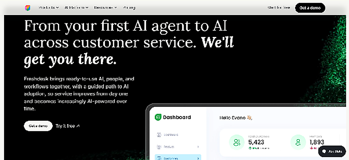 Maarket's list of top customer support software- Freshdesk