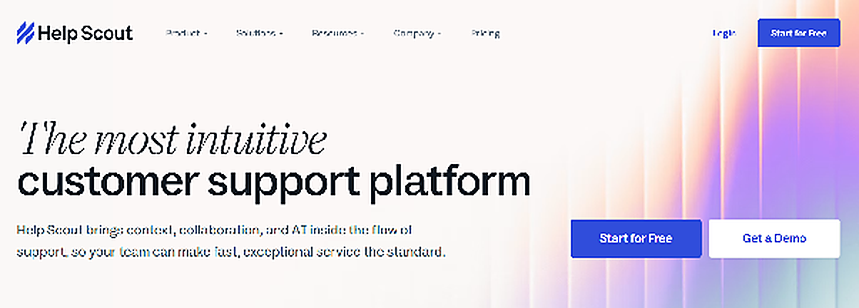 Maarket's list of top customer support software- Help Scout