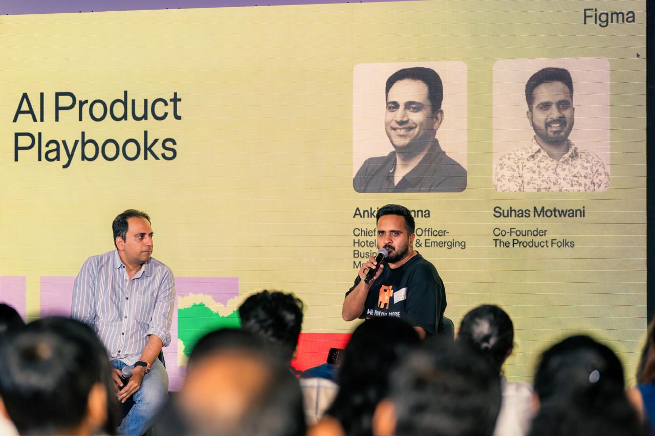Suhas Motwani speaking at AI Product Playbooks