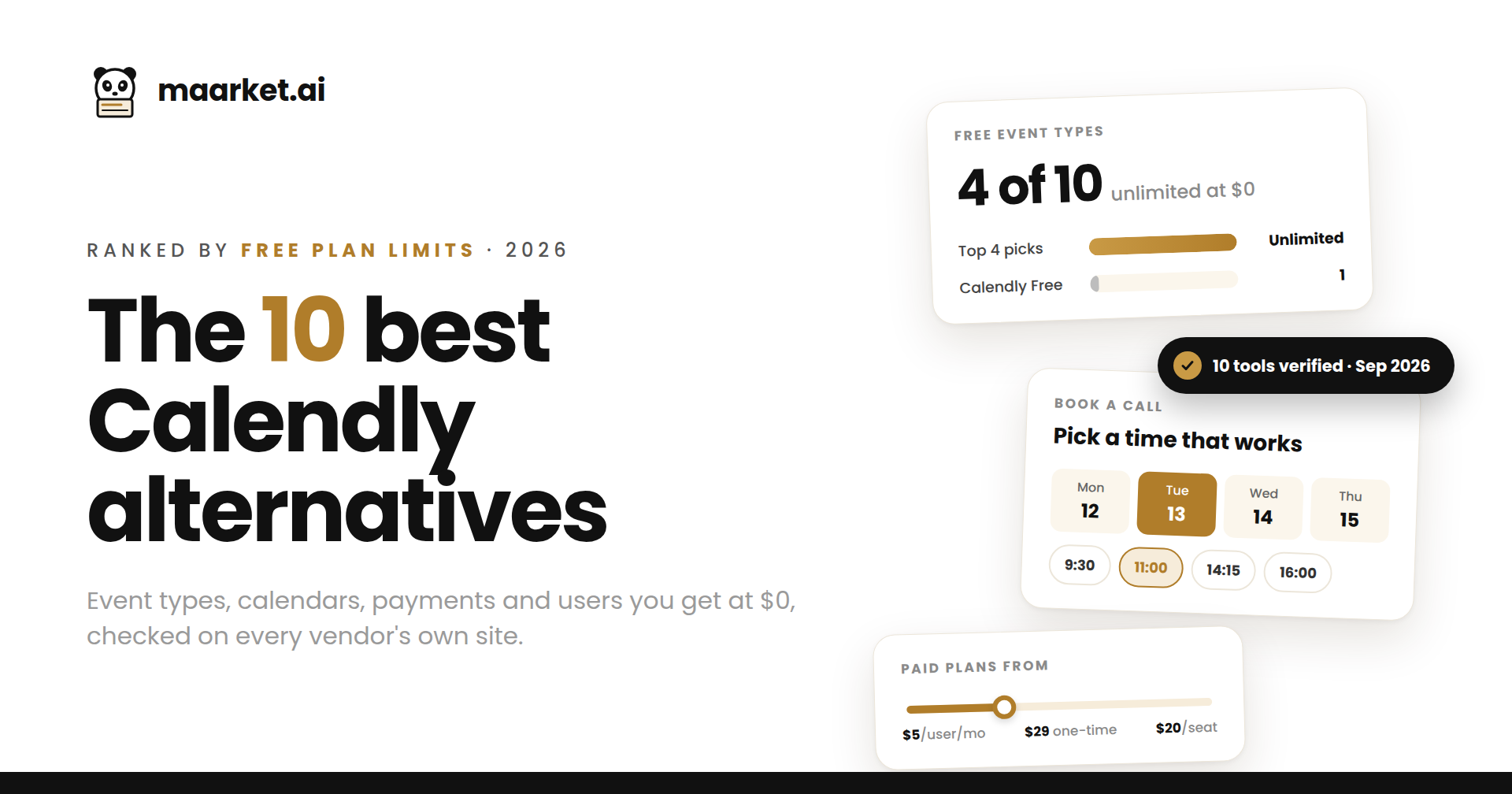 10 Best Calendly Alternatives in 2026 (Including Free Ones)