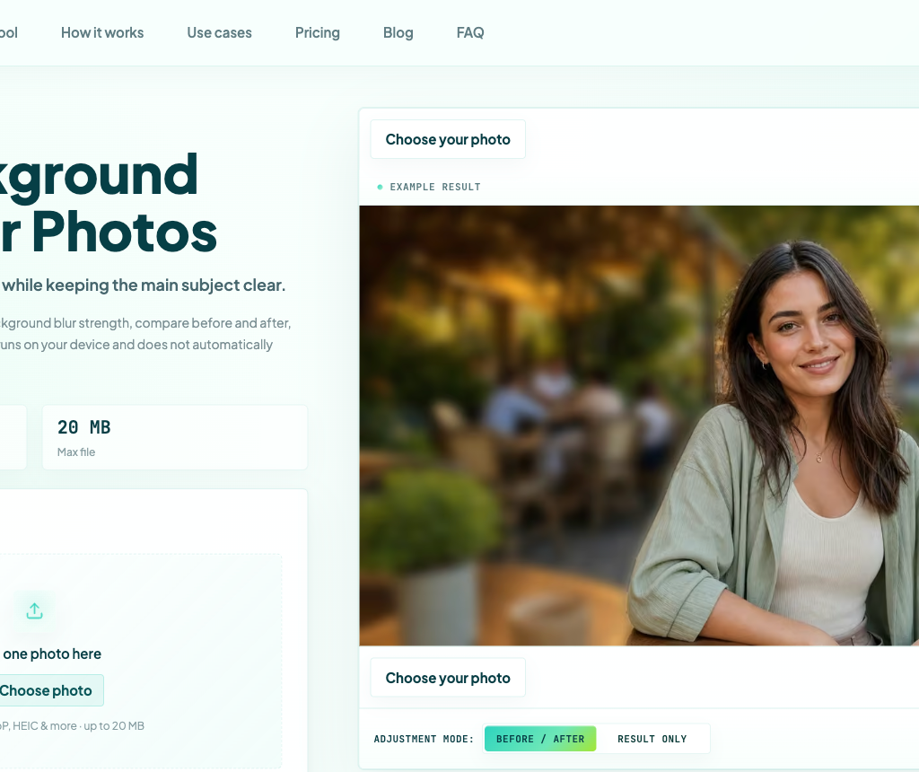Blur Background screenshot 1