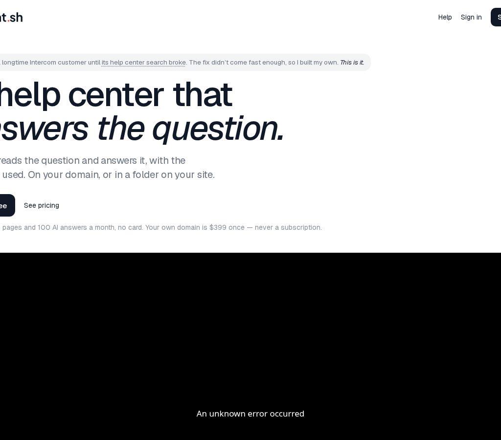 Chat.sh screenshot 1