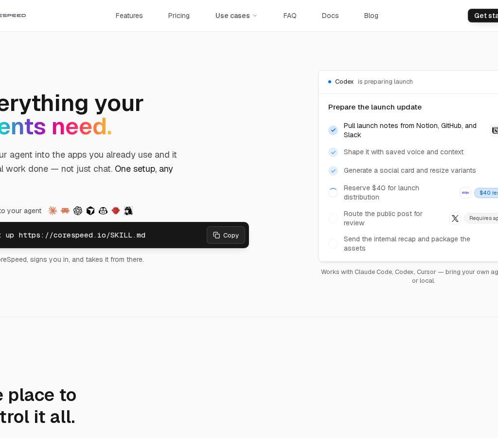 CoreSpeed screenshot 1