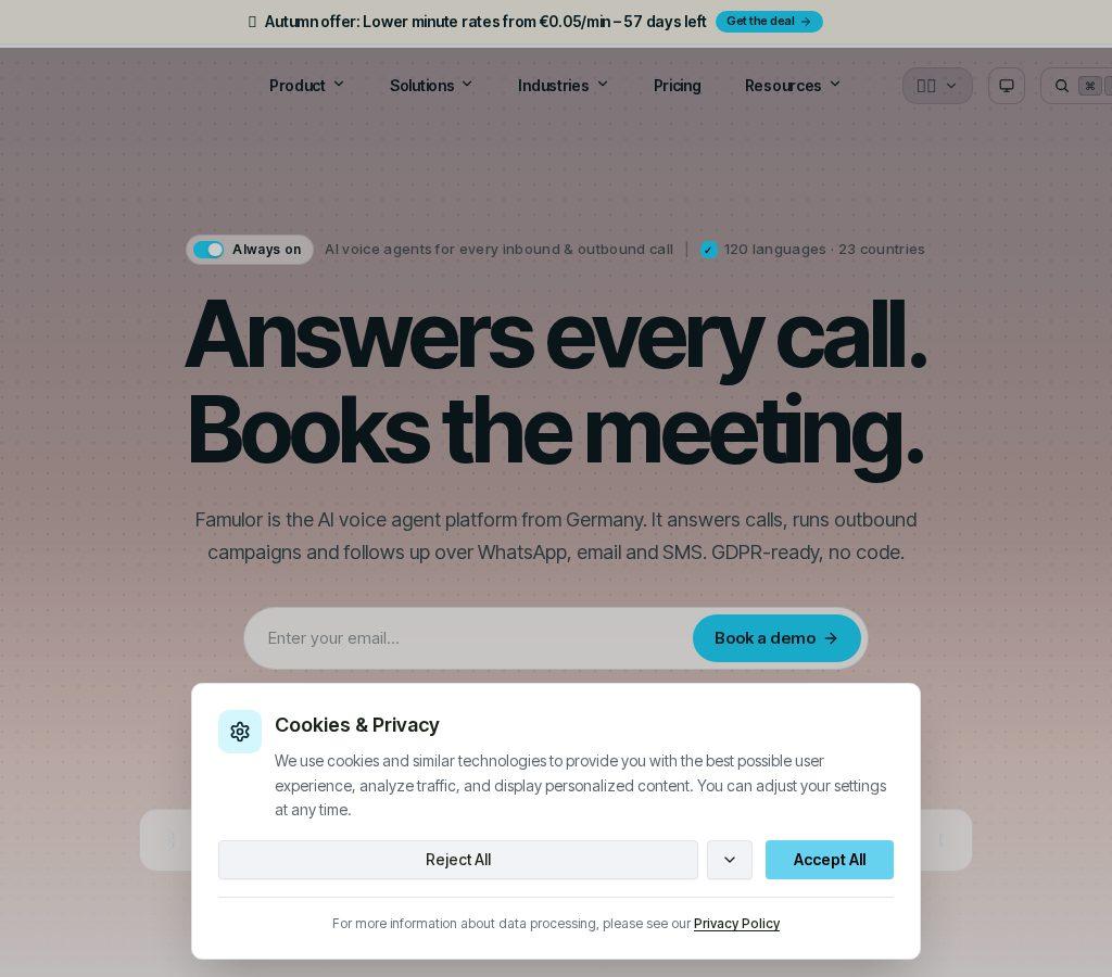 Famulor screenshot 1