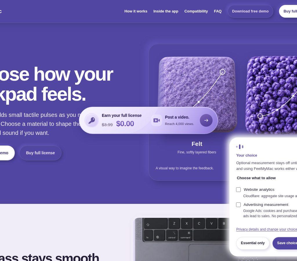 FeelMyMac screenshot 1