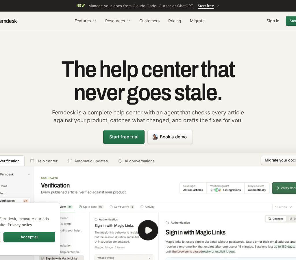 Ferndesk screenshot 1