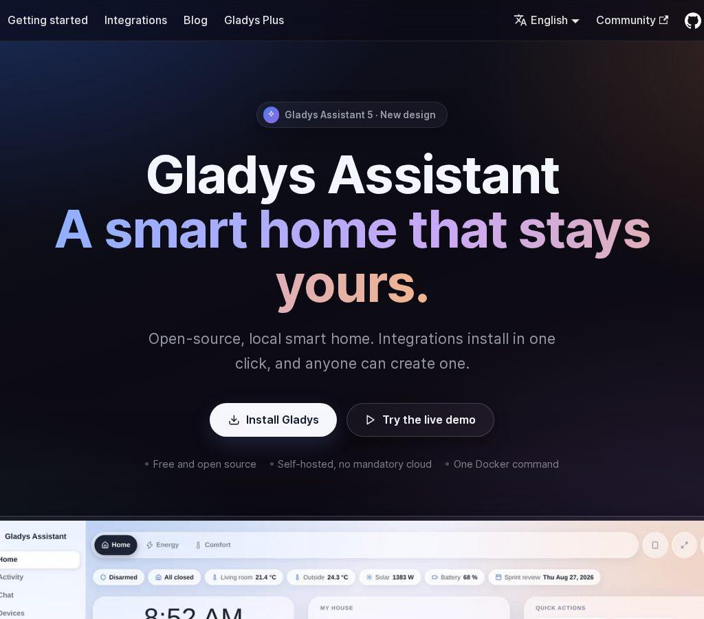 Gladys Assistant 5 screenshot 1