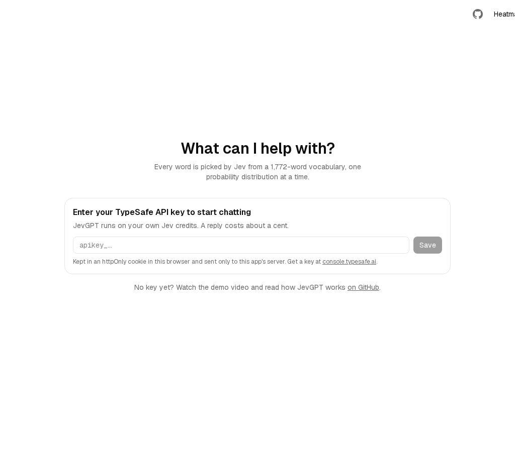 JevGPT screenshot 1