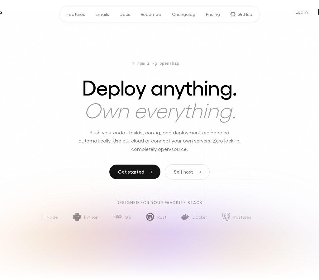 OpenShip screenshot 1