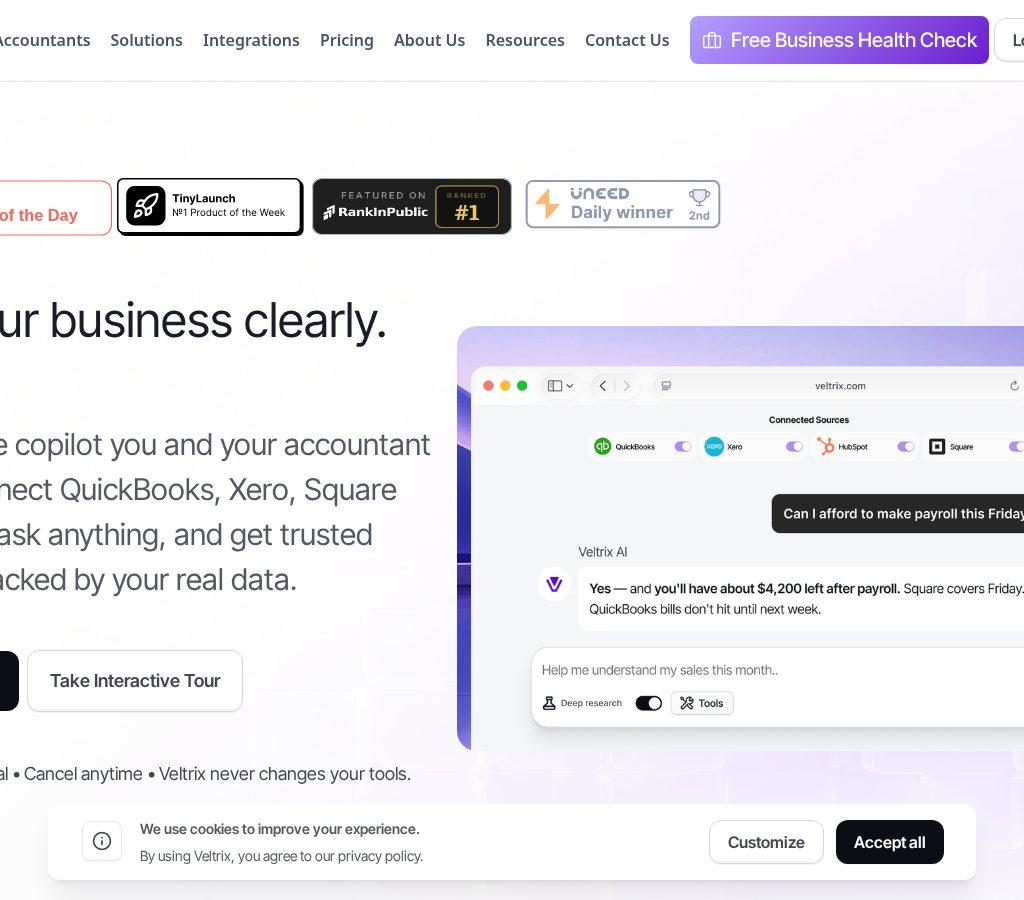 Veltrix AI for E-commerce screenshot 1