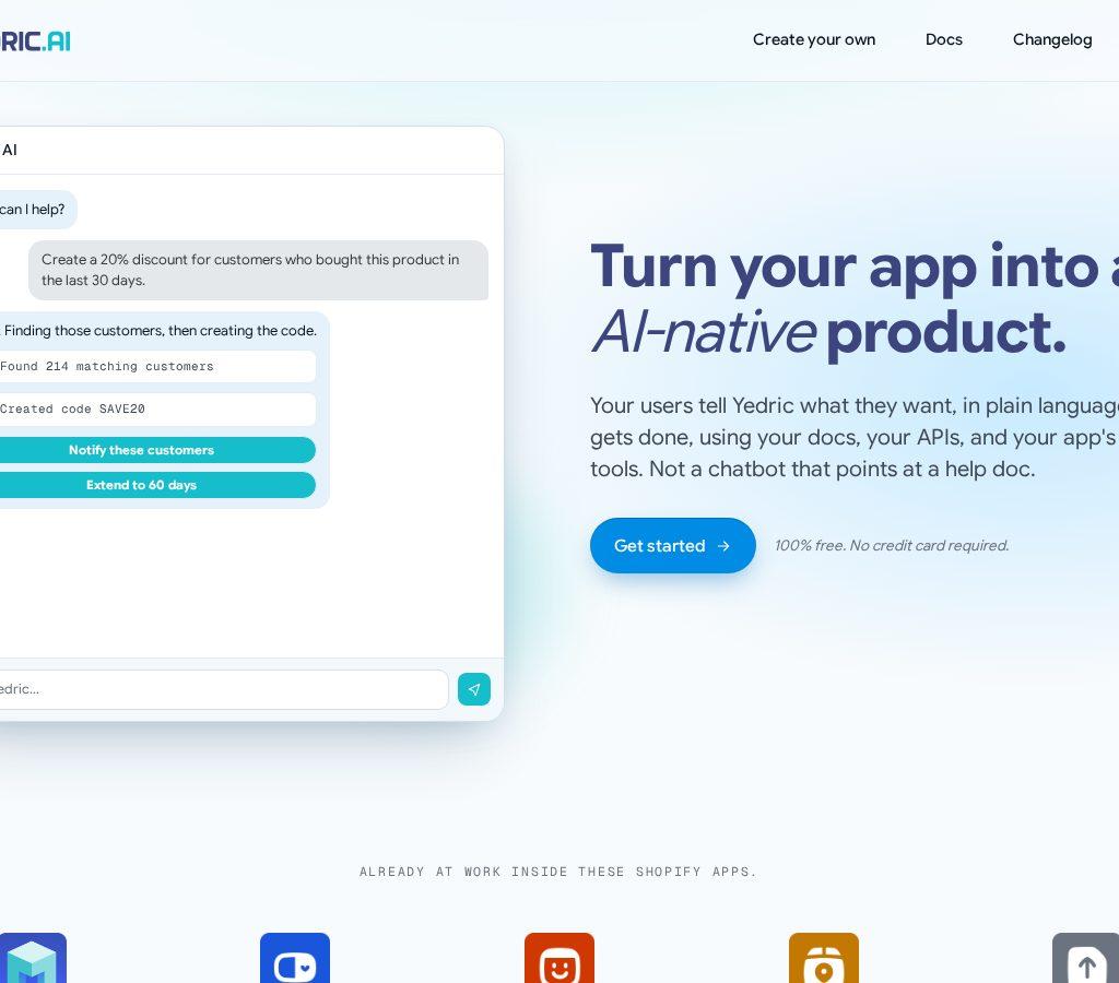 Yedric.ai screenshot 1