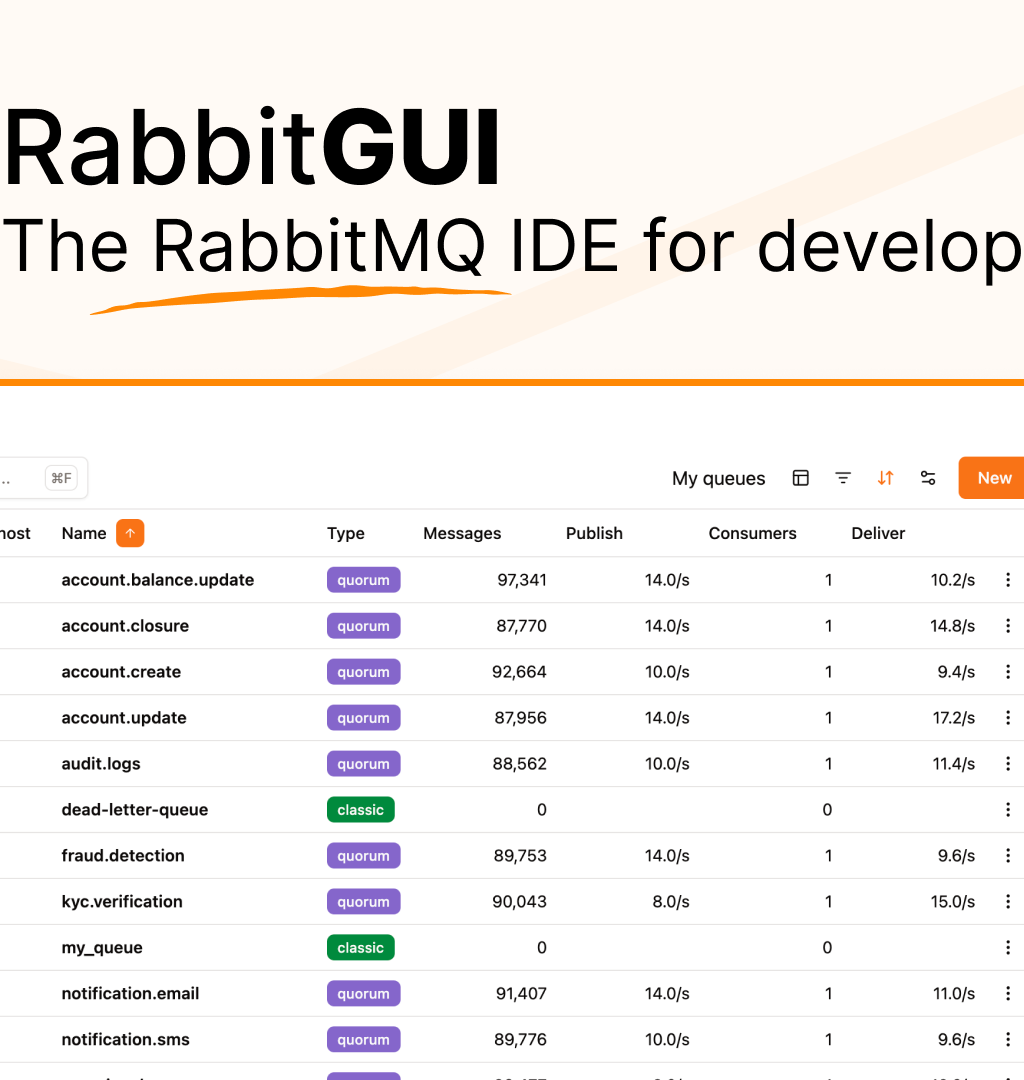 RabbitGUI screenshot 1