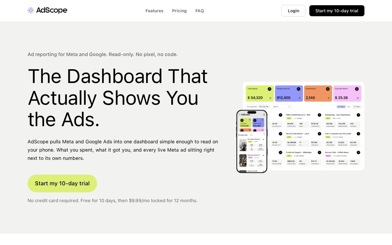 AdScope screenshot 1