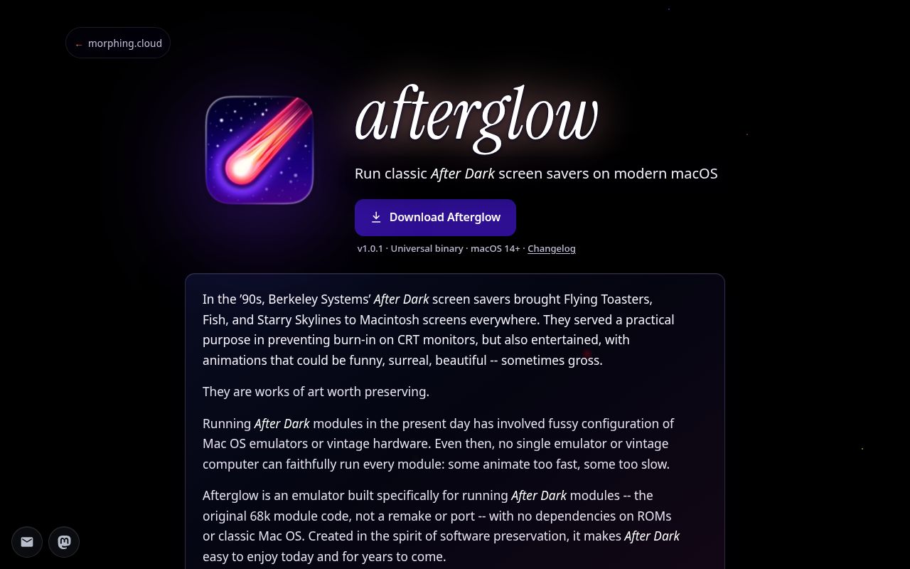 Afterglow screenshot 1