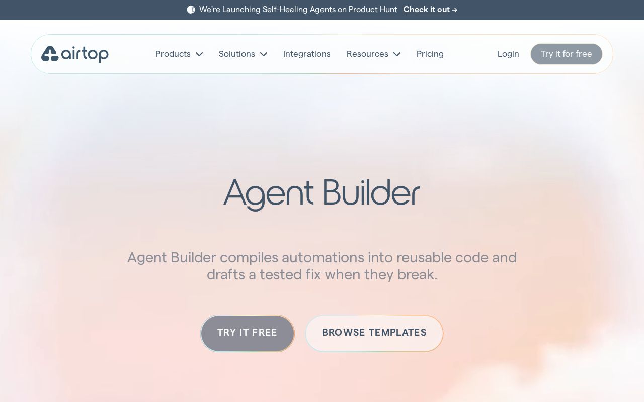 Agent Builder by Airtop screenshot 1