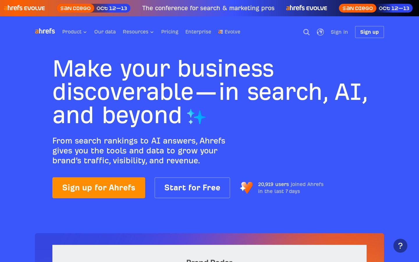 Ahrefs screenshot 1