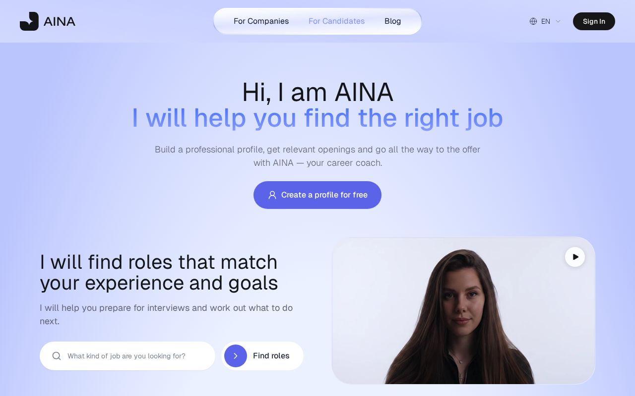 AINA screenshot 1