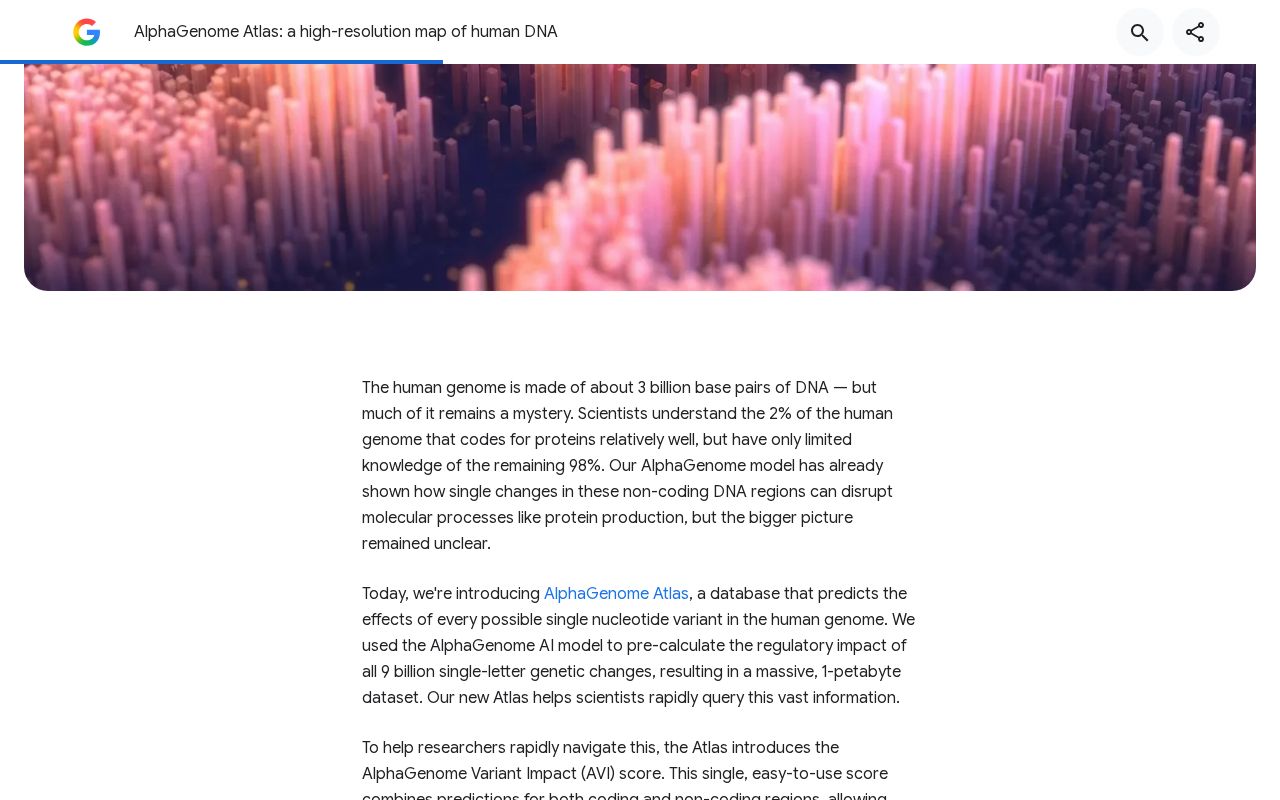 AlphaGenome Atlas screenshot 2