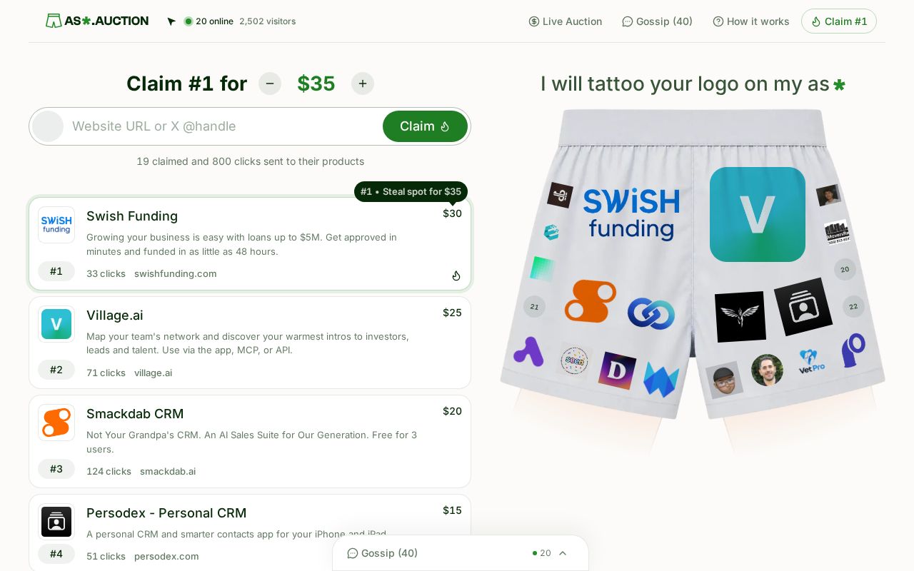 Ass Auction screenshot 1