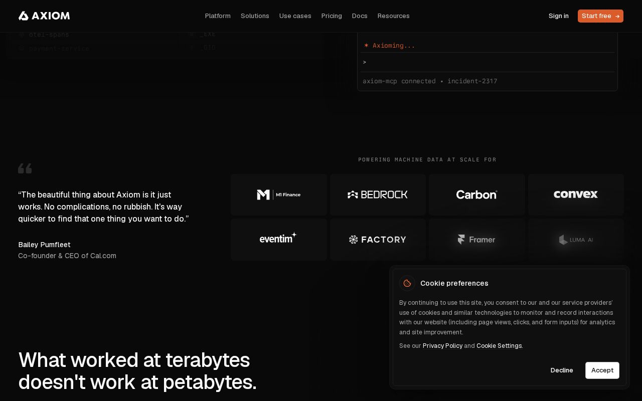 Axiom screenshot 2