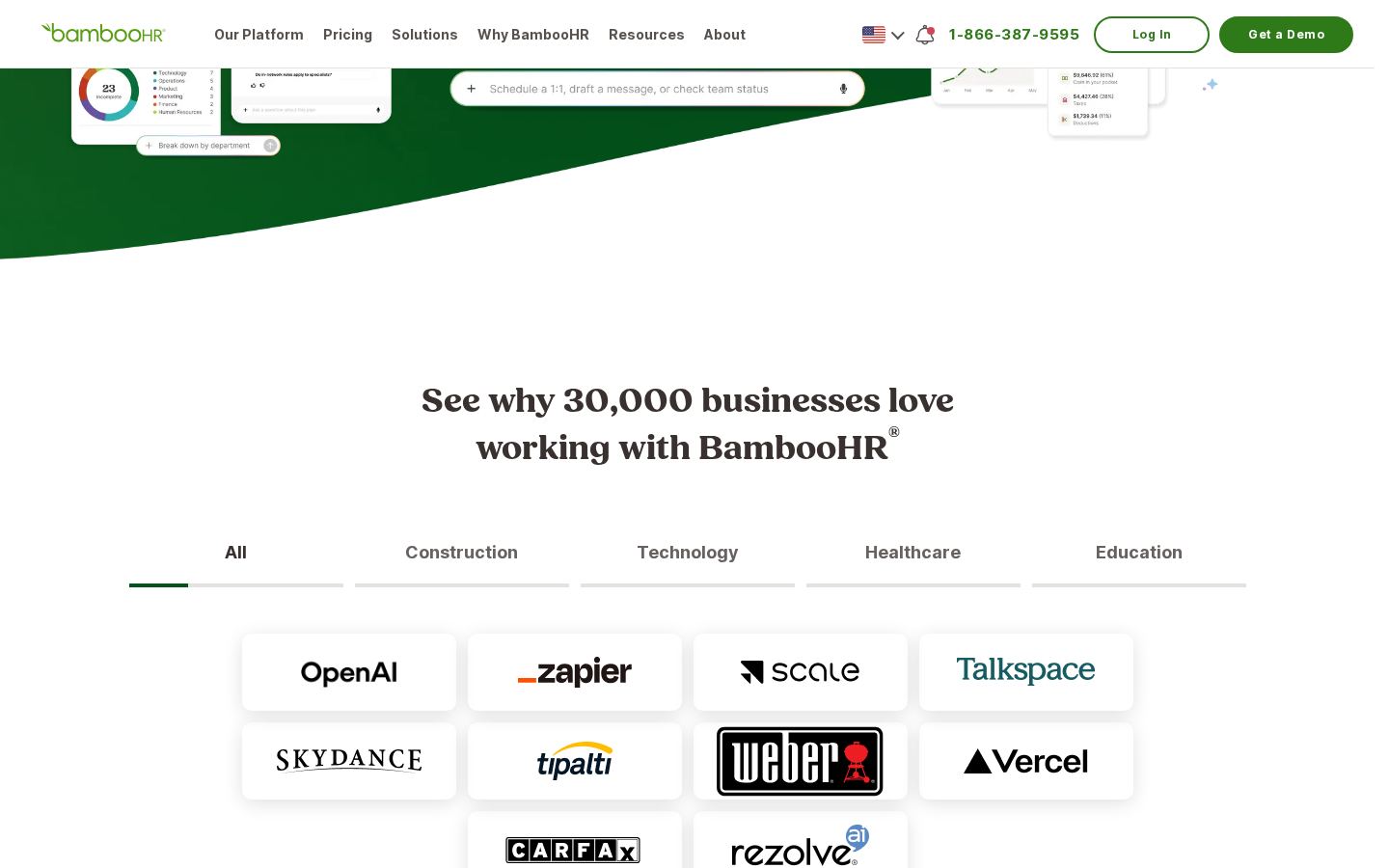 BambooHR screenshot 2