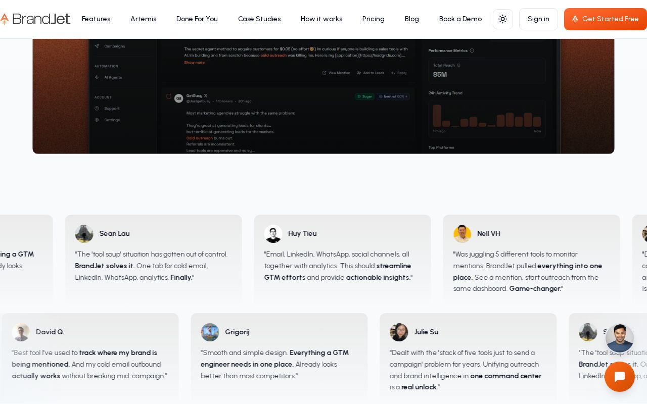 BrandJet screenshot 2