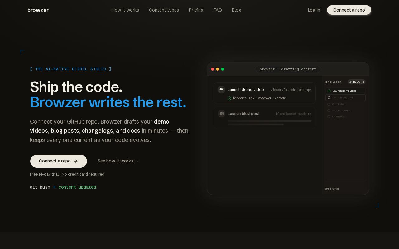 Browzer screenshot 1