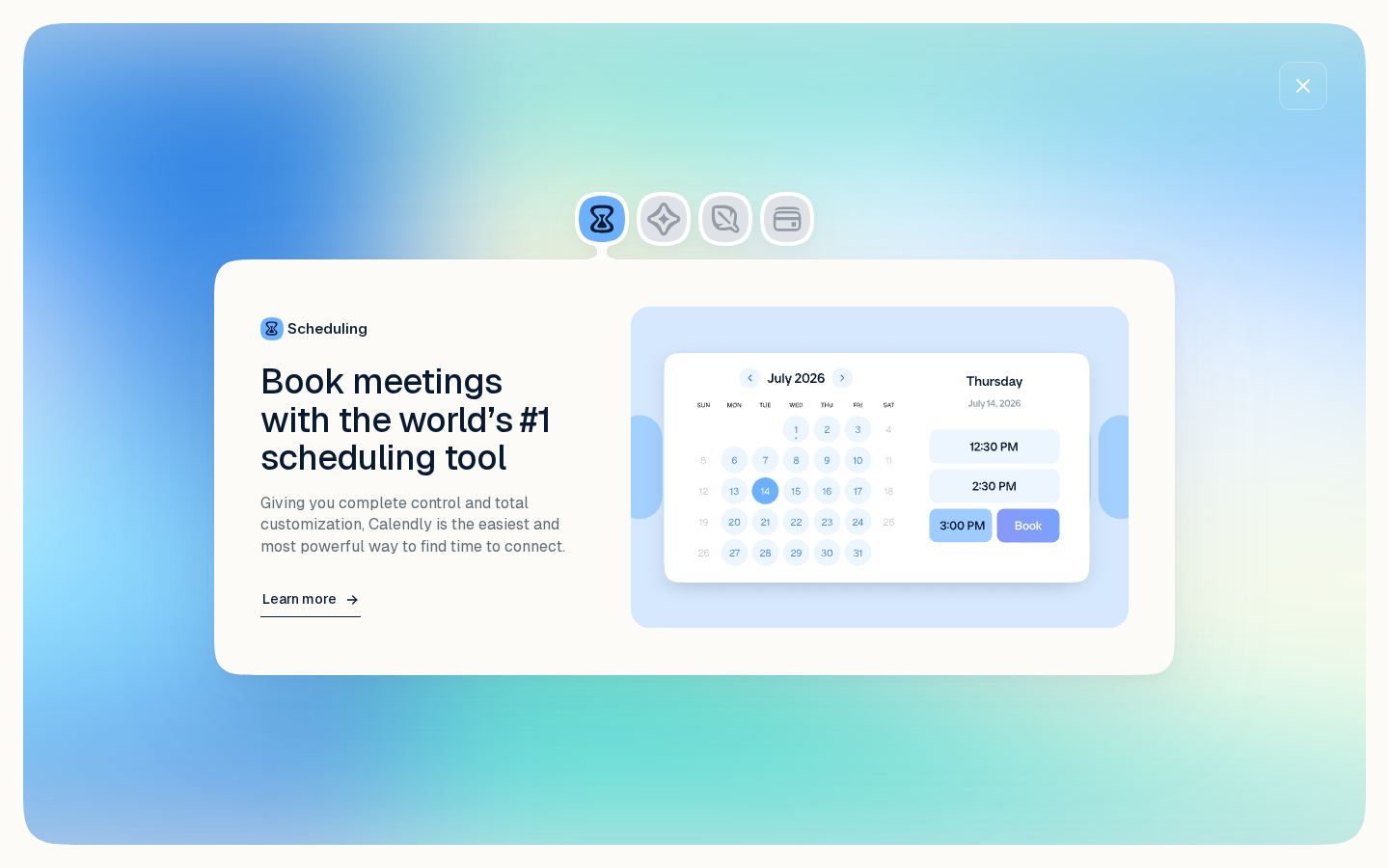 Calendly screenshot 2