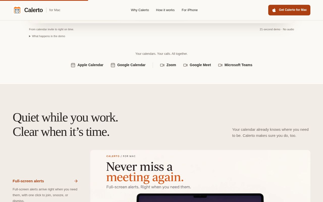 Calerto for Mac screenshot 2