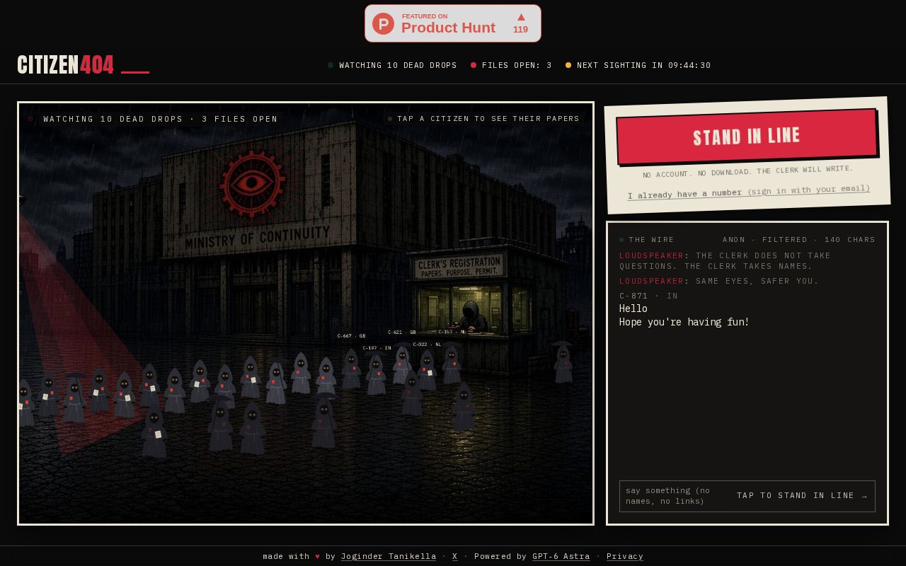 citizen404 screenshot 1