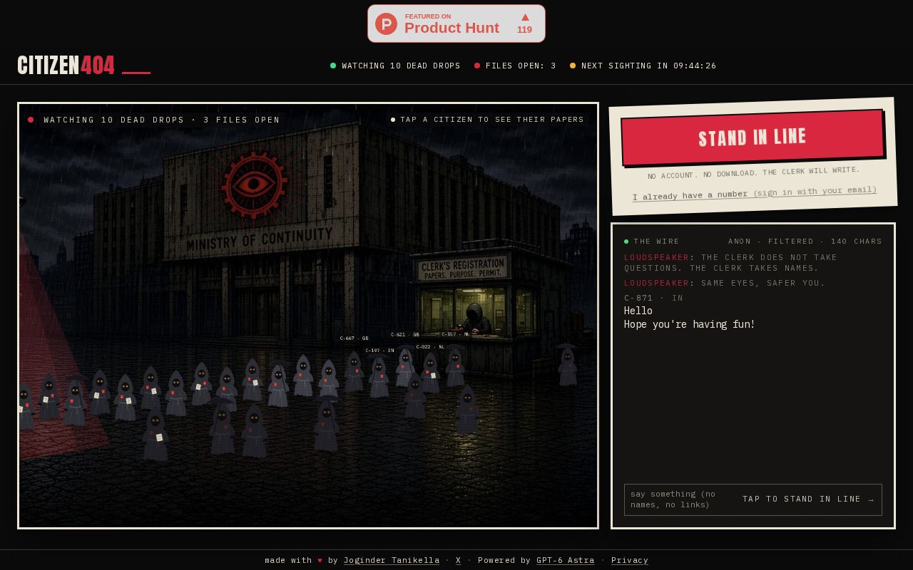 citizen404 screenshot 2