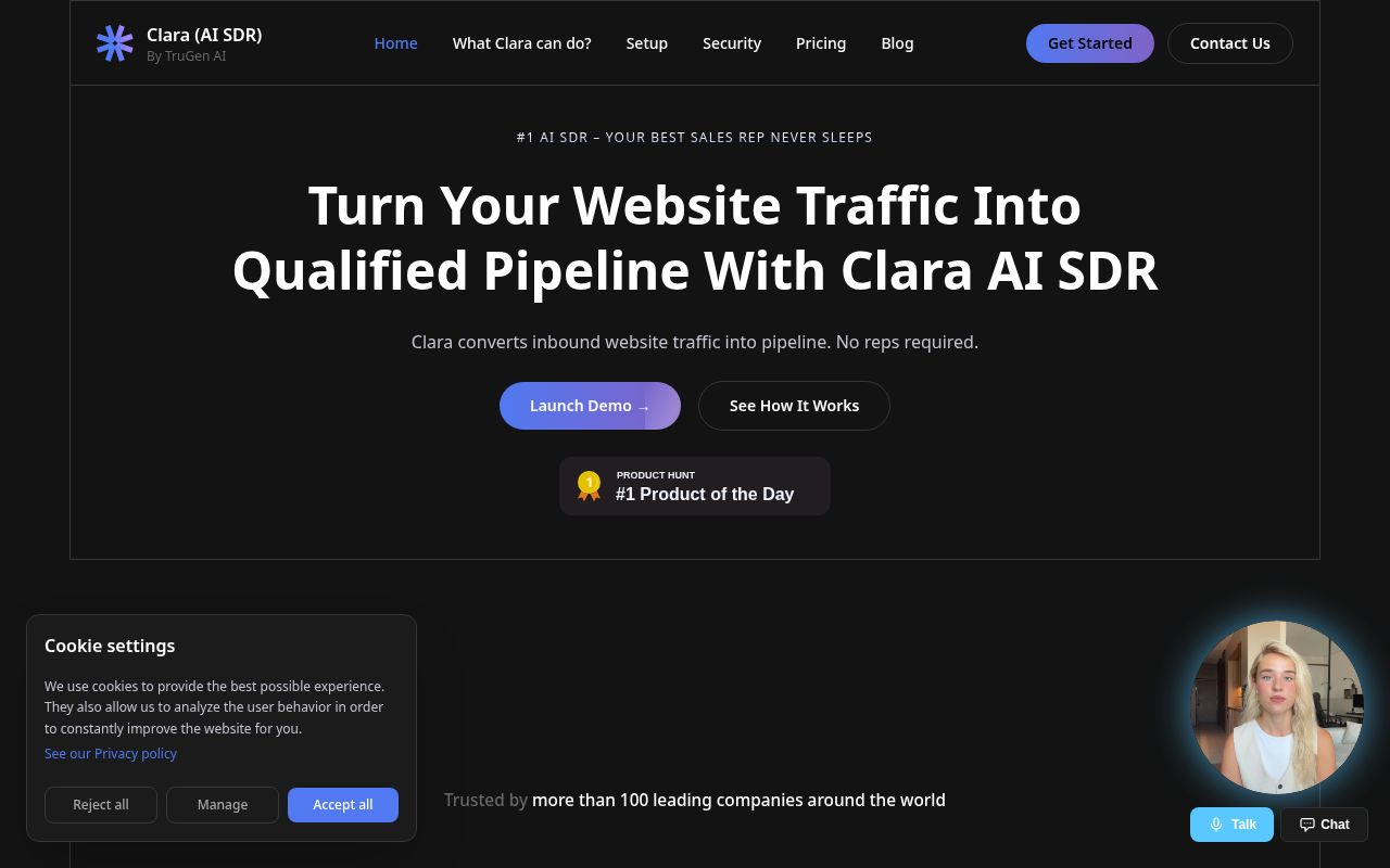 Clara AI SDR screenshot 1