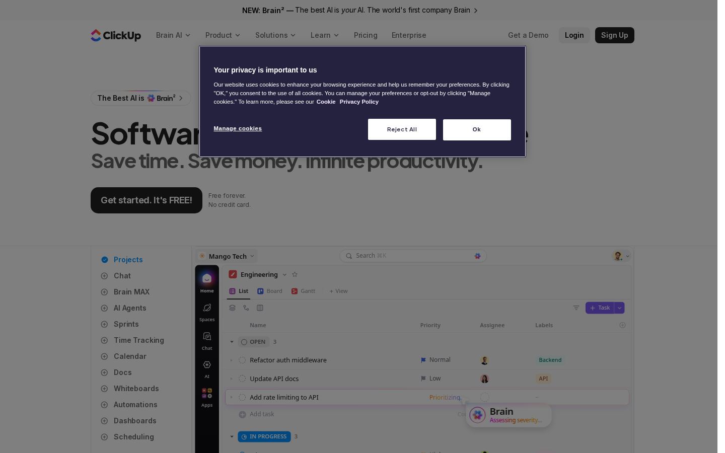 ClickUp screenshot 1