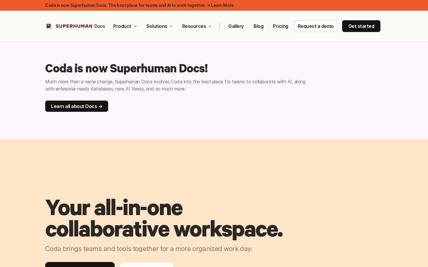 Coda screenshot 1