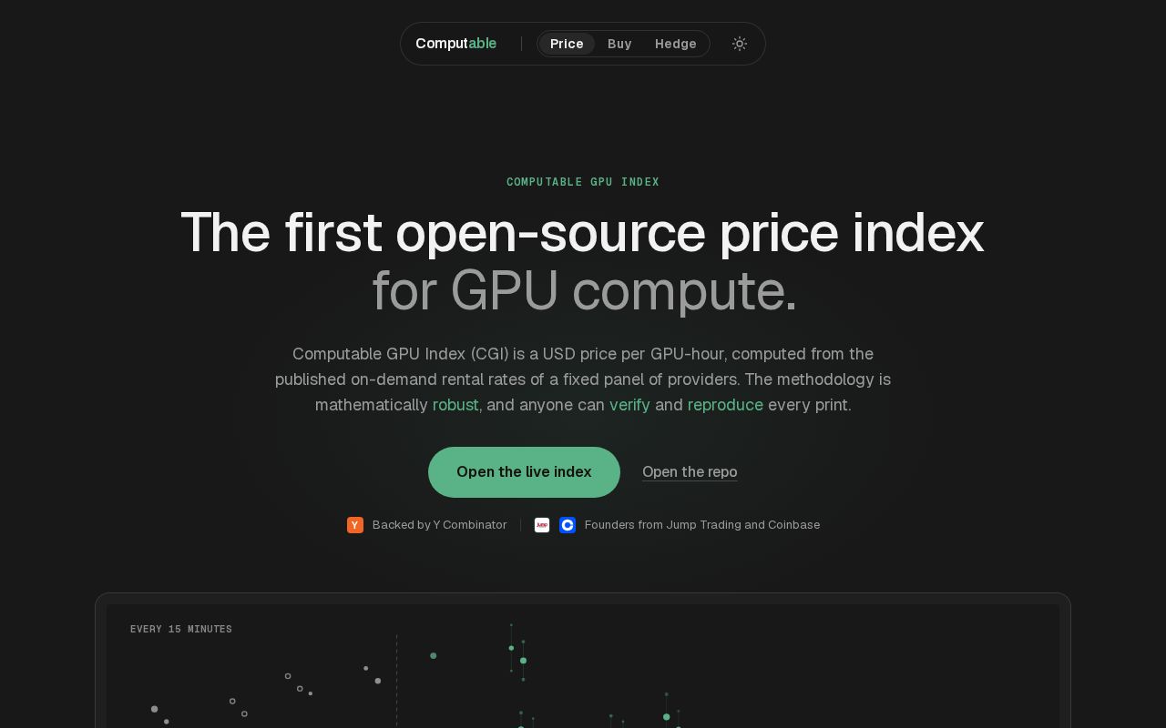 Computable GPU Index (CGI) screenshot 1