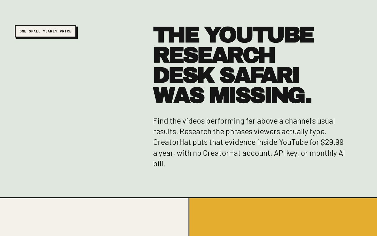 CreatorHat screenshot 2