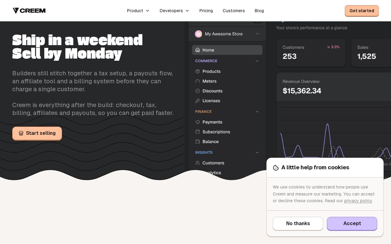 CREEM 2.0 screenshot 2