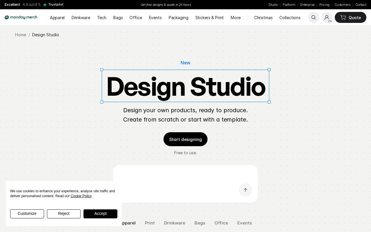 Design Studio by Monday Merch screenshot 1