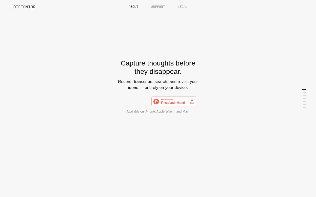 Dictantor screenshot 1