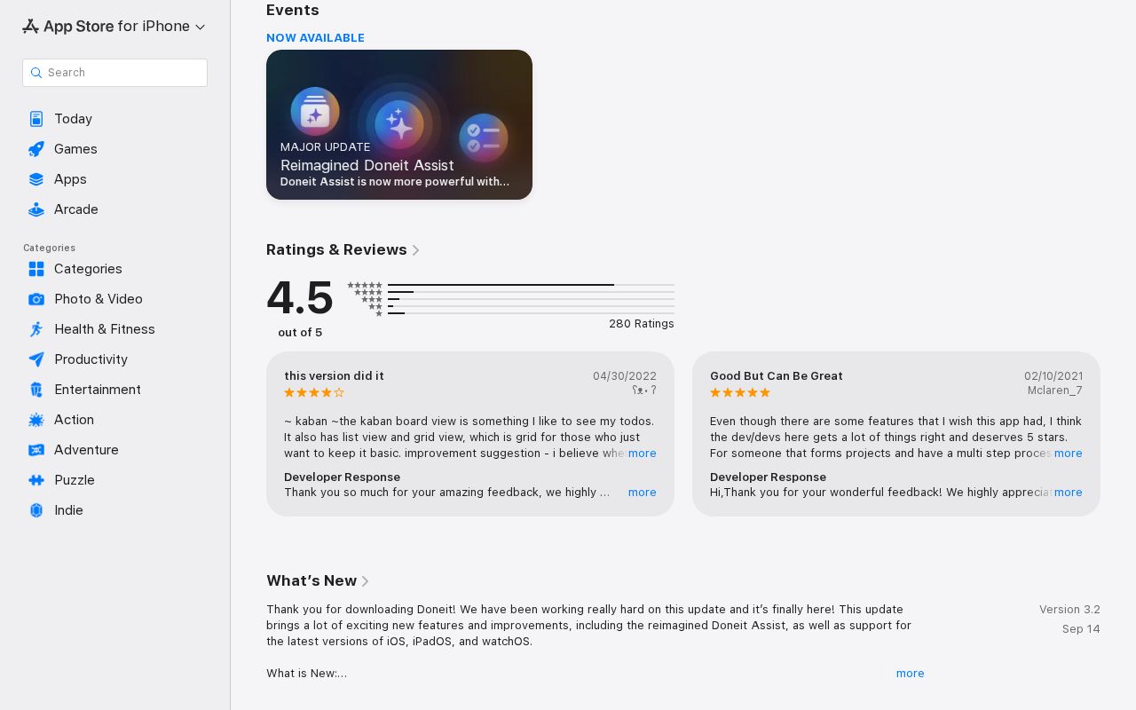 Doneit 3.2 screenshot 2