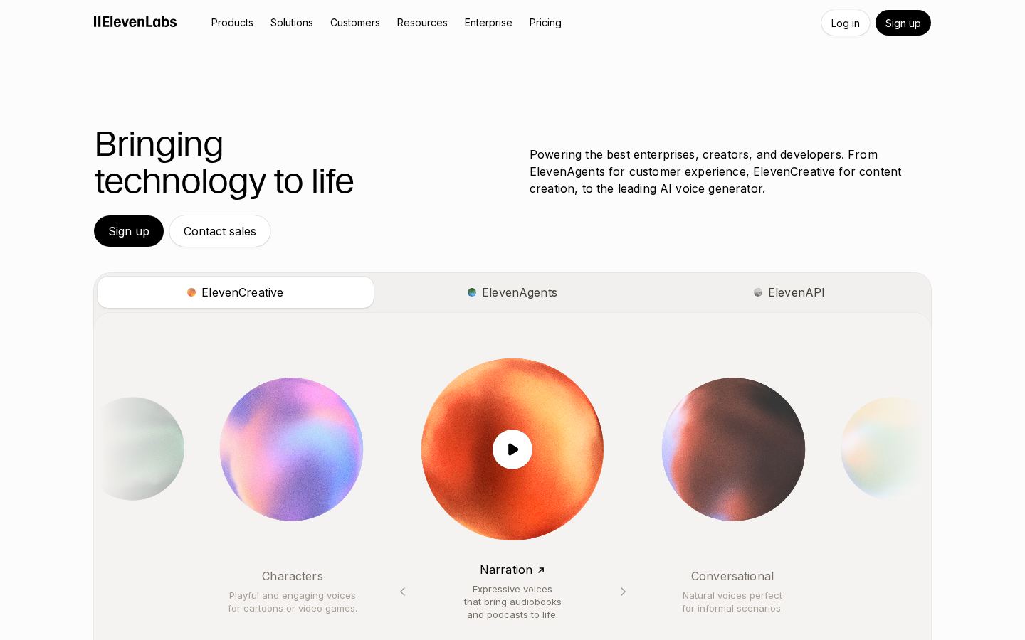 ElevenLabs screenshot 1