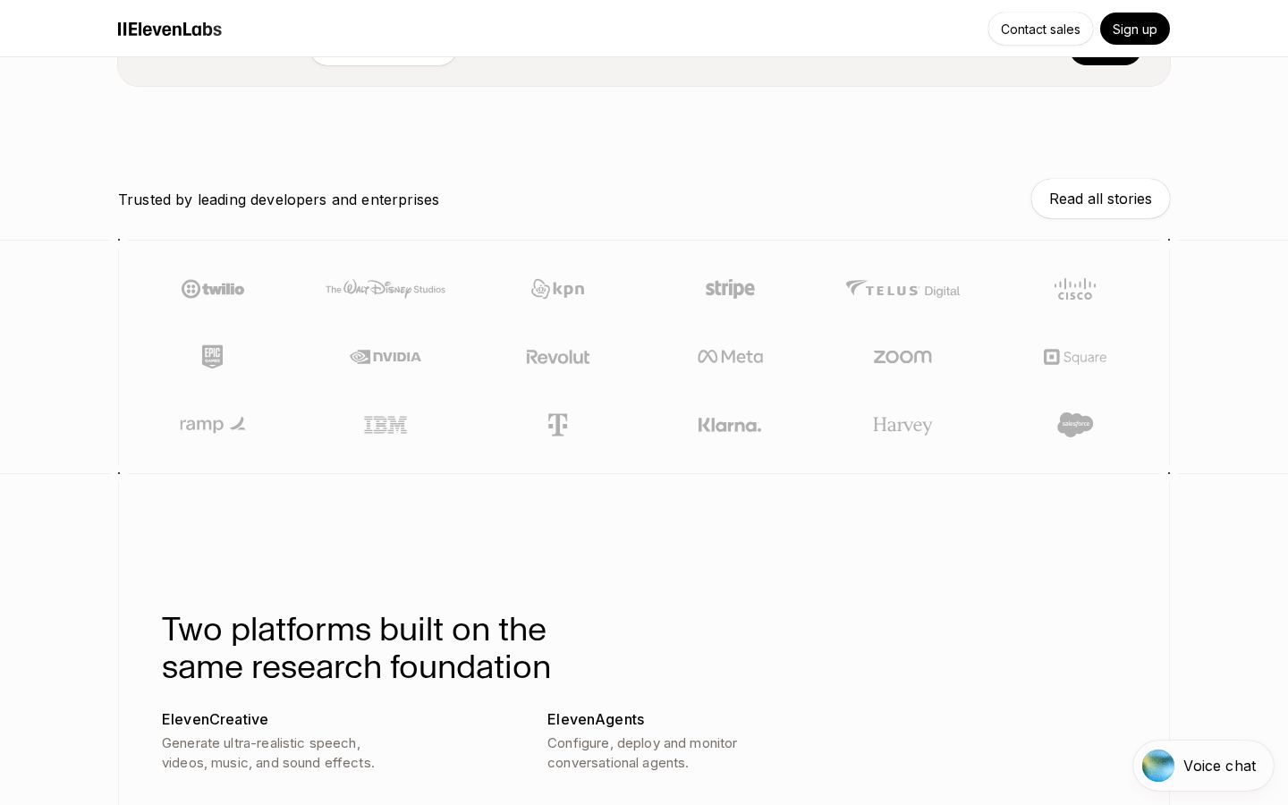 ElevenLabs screenshot 2