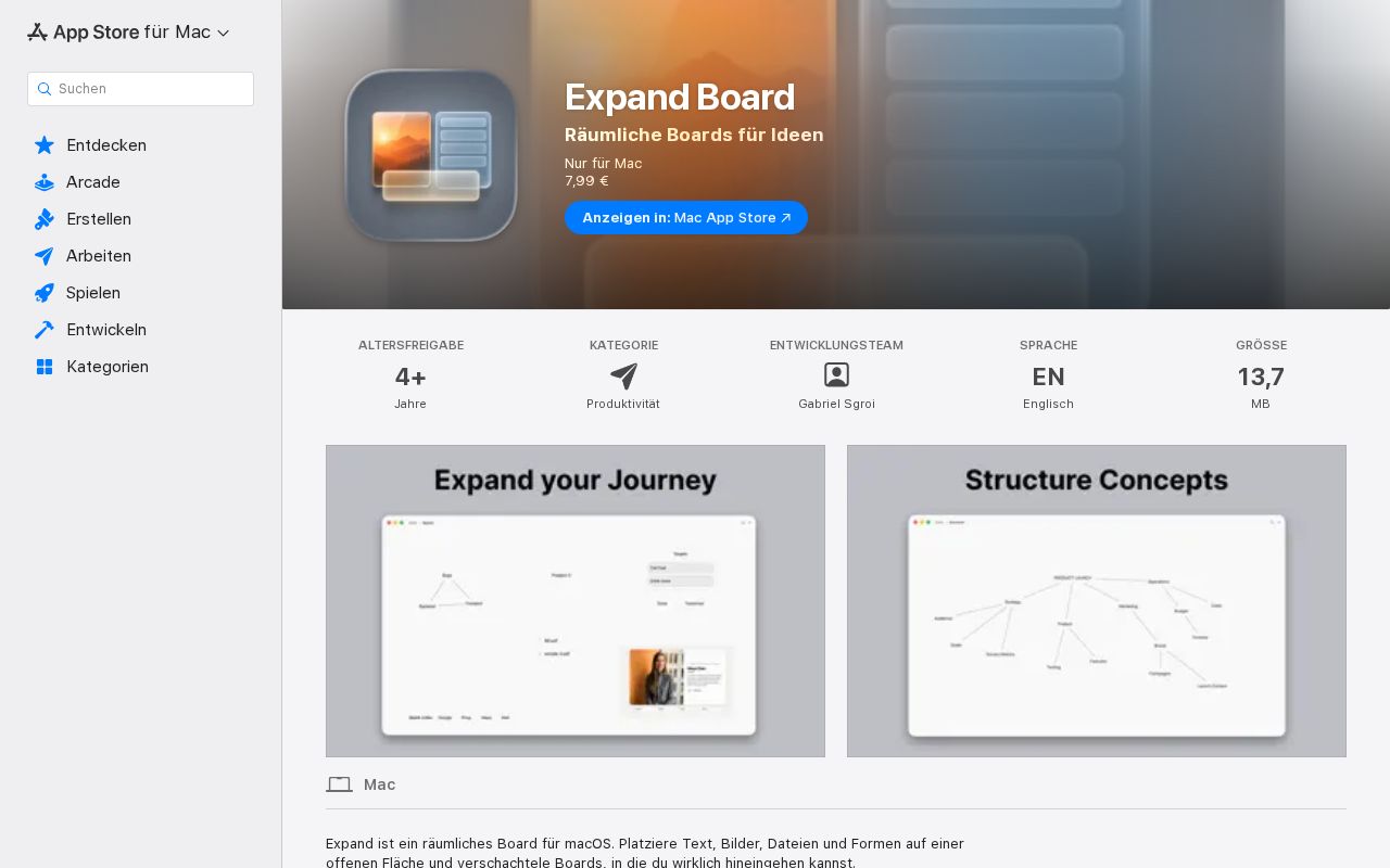 Expand Board for macOS screenshot 1
