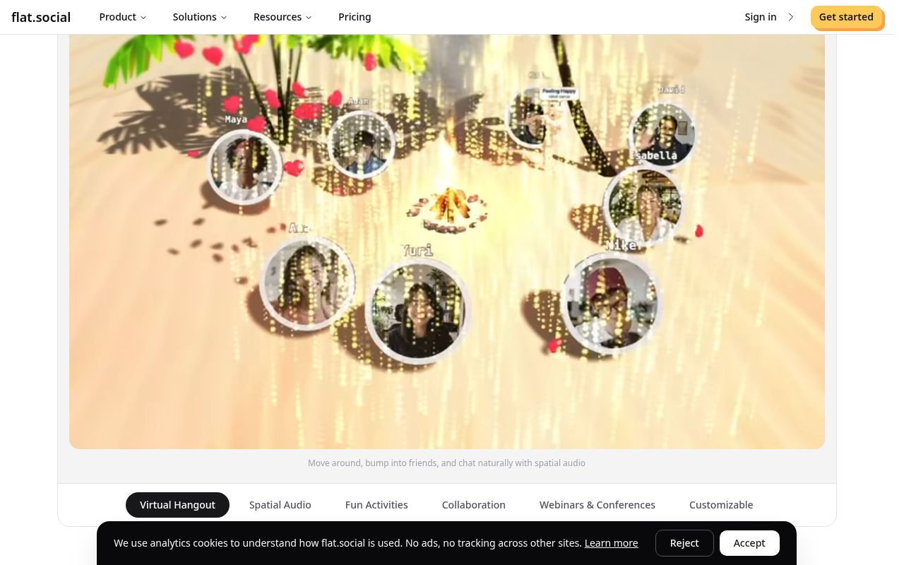 flat.social screenshot 2