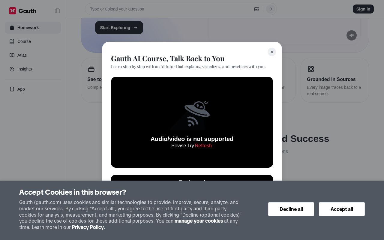 Gauth AI Course screenshot 2