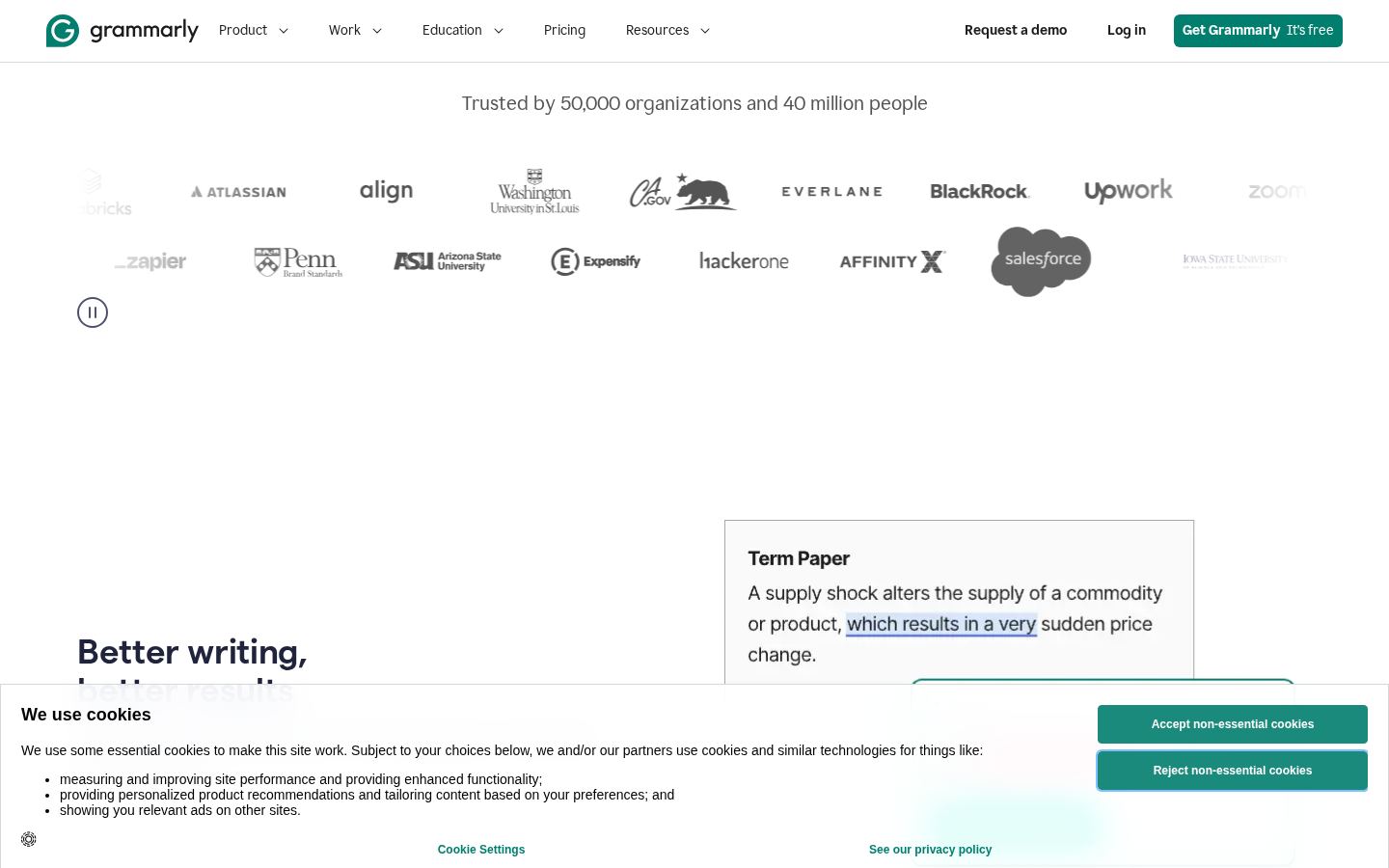 Grammarly screenshot 2