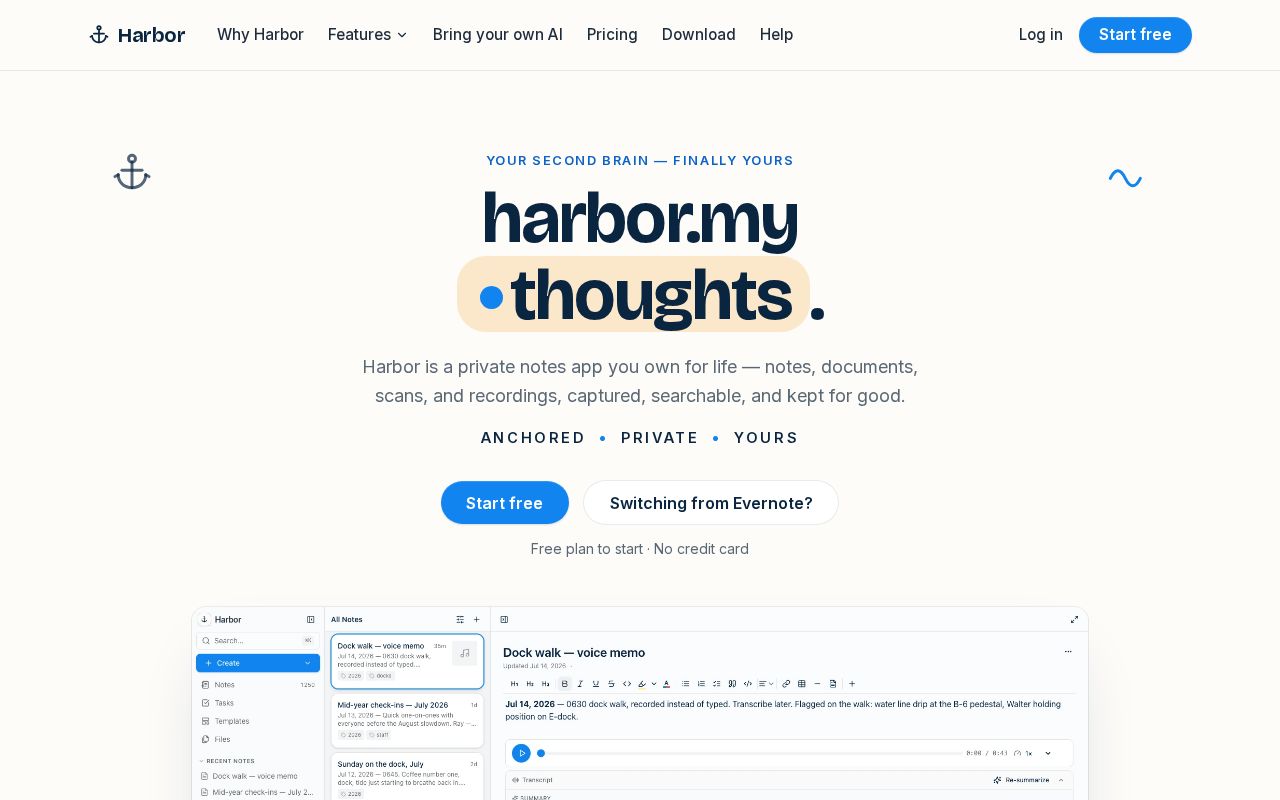 Harbor screenshot 1