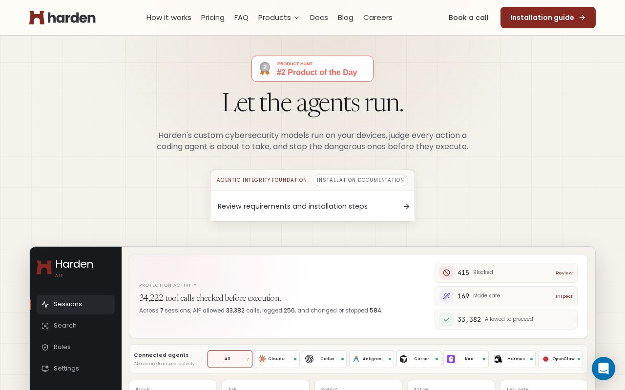 Harden screenshot 1