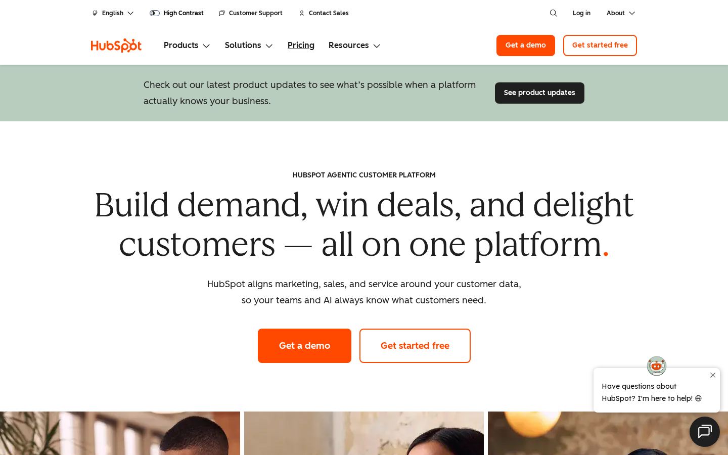 HubSpot screenshot 1
